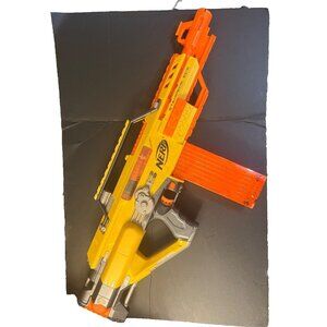 Nerf STAMPEDE ECS-50 N-Strike Automatic BLASTER W/ 18 dart mag no ammo